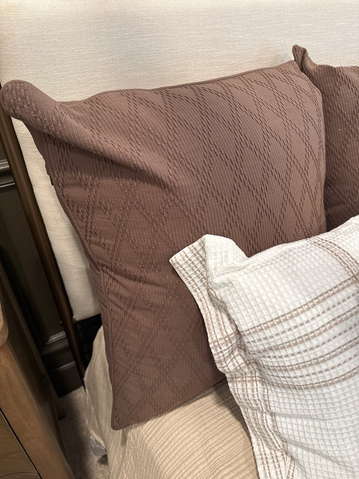Deep Brown Euro Pillows