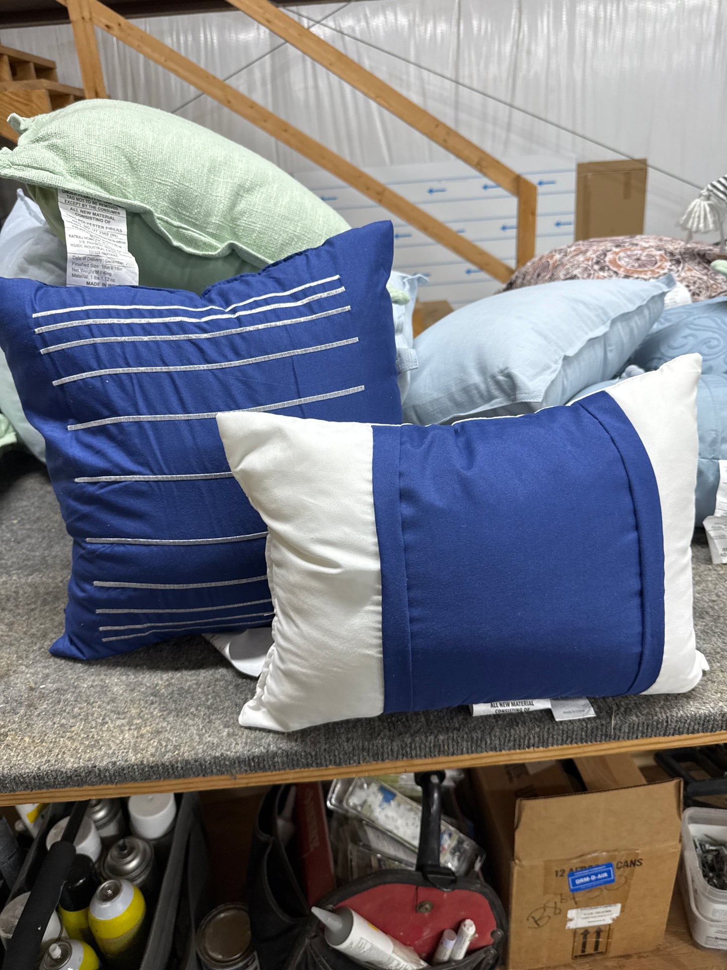 Navy Pillow Set (Set of 2)