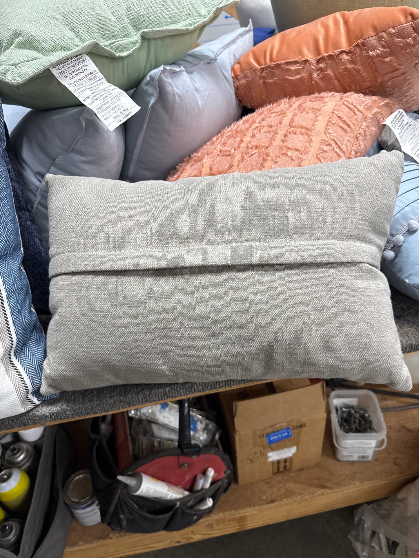Linen Lumbar Pillow