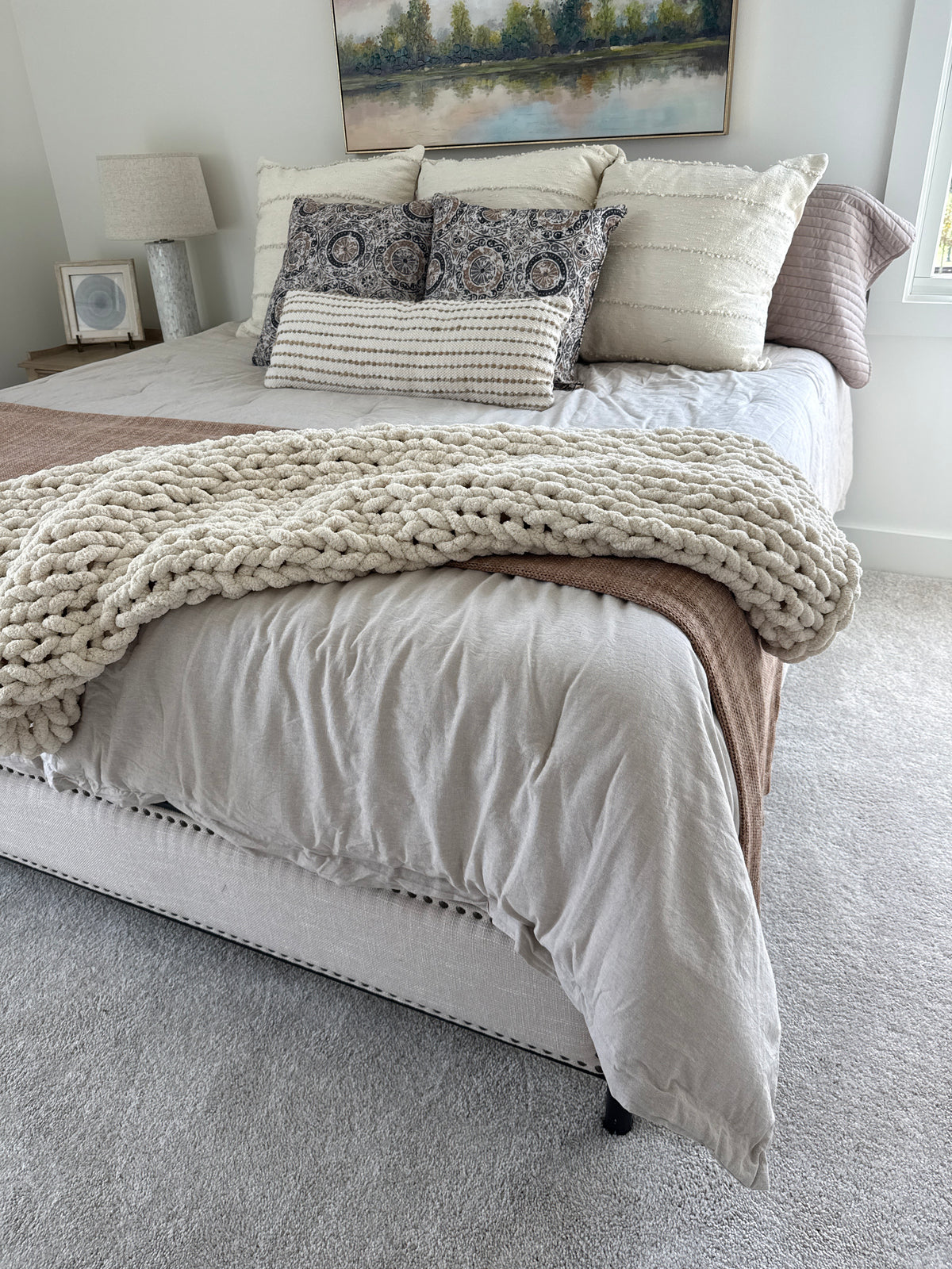 Linen Latte King Comforter