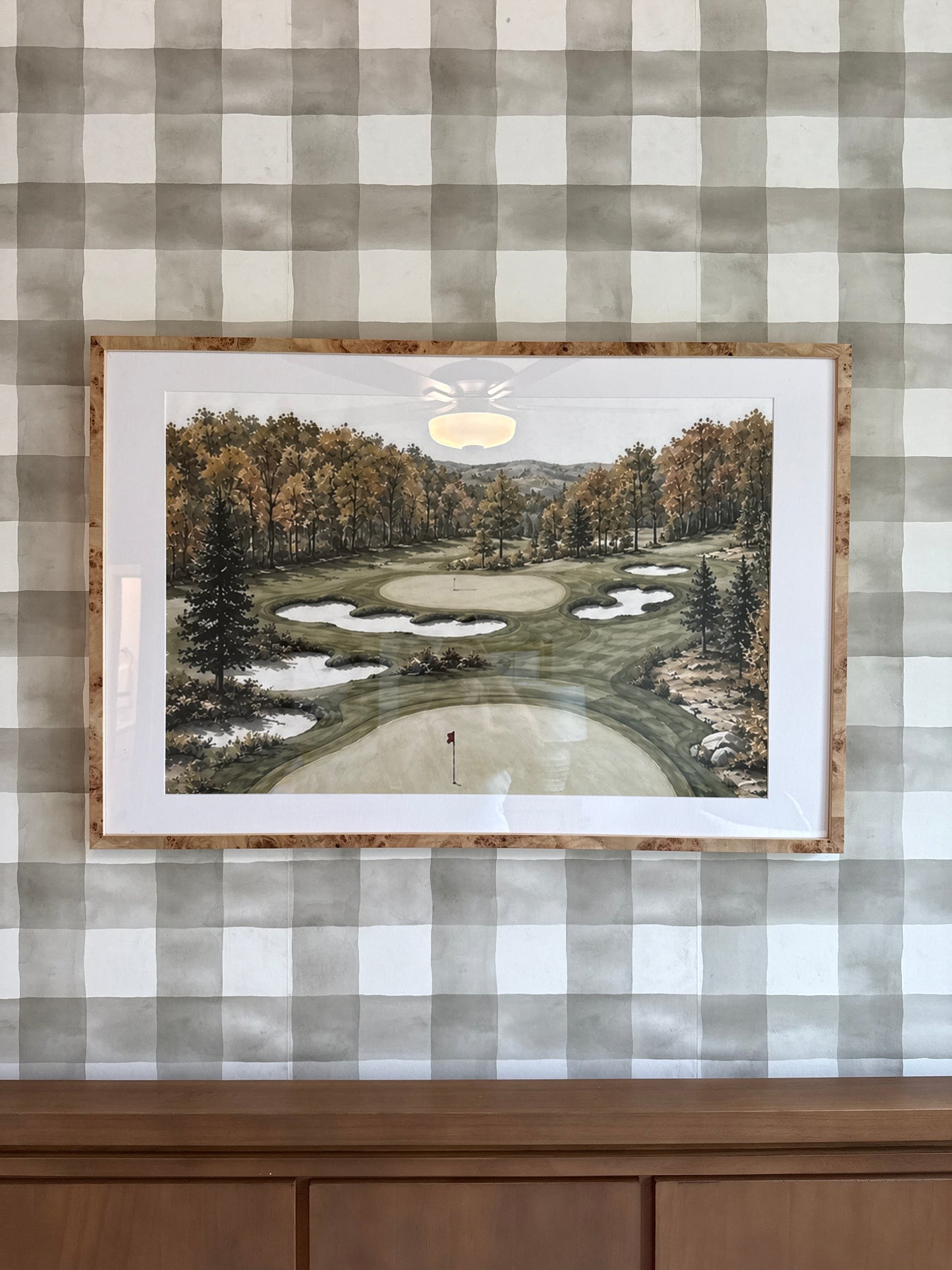 Burlwood Large Frame 24x36