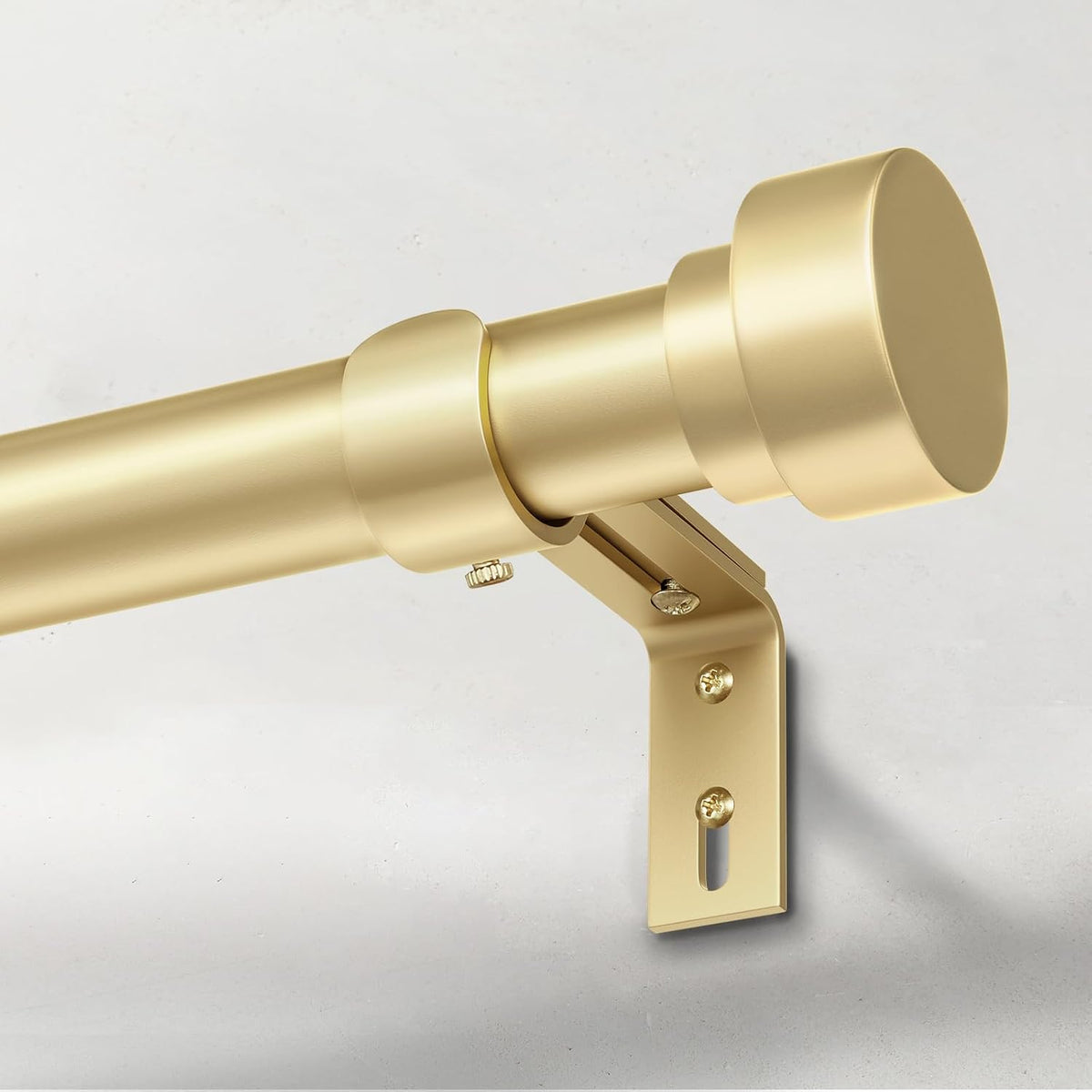 32"-170" 1 Inch Gold Heavy Duty Curtain Rod