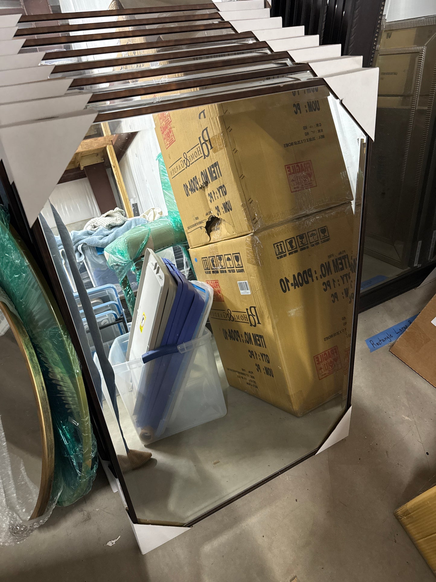 20”x30” Brown Mirror