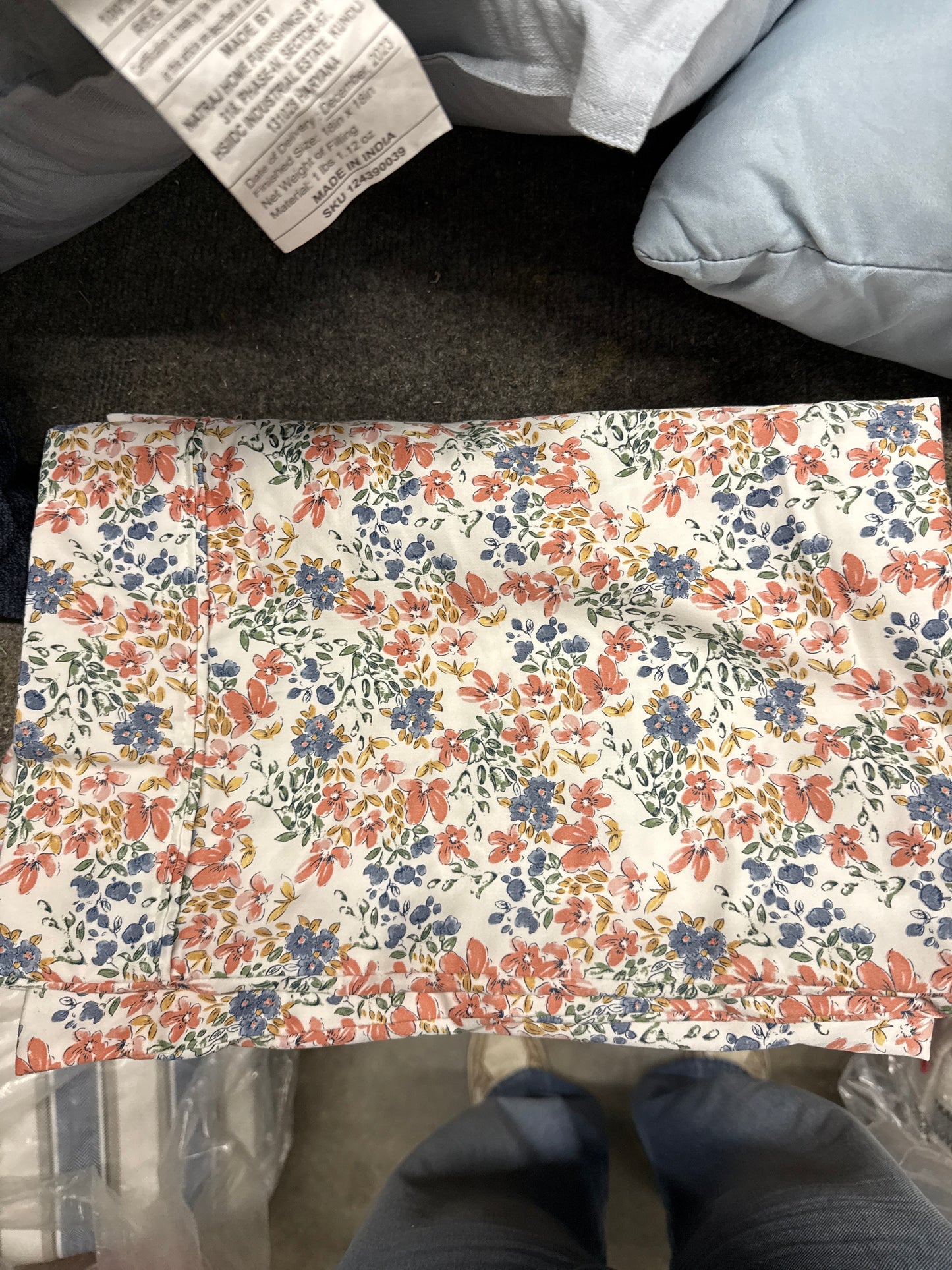 Floral Standard Pillow Sham Set