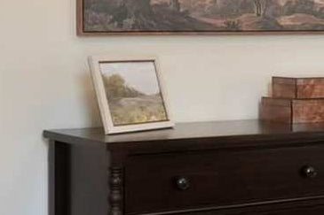 Cream Frame with Landscape Scenery