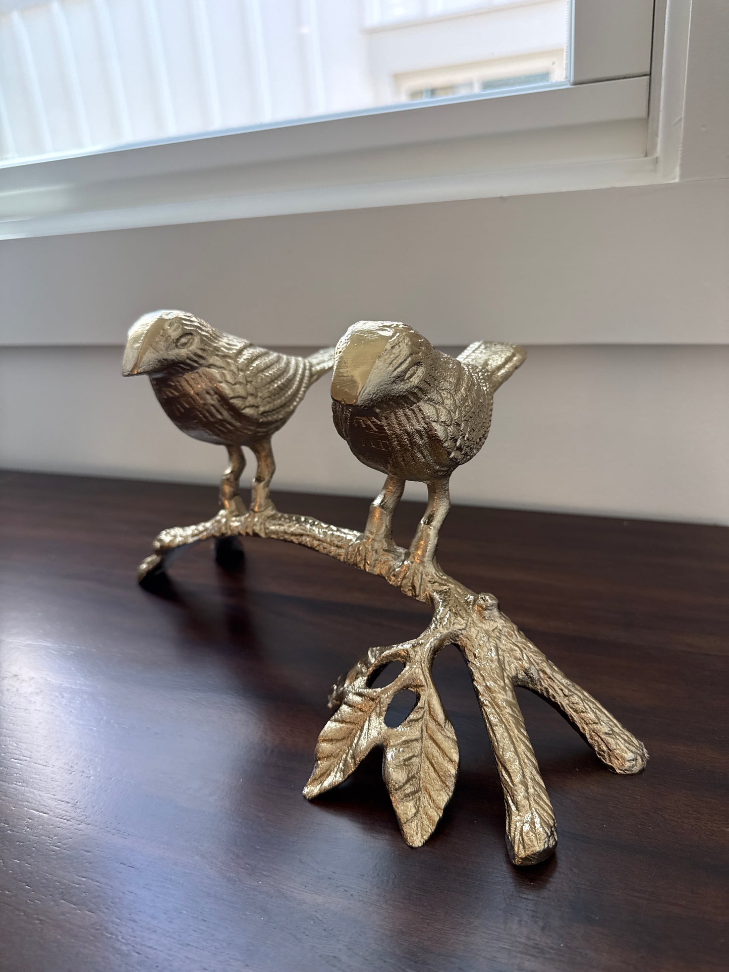 Golden Bird Pair Decor