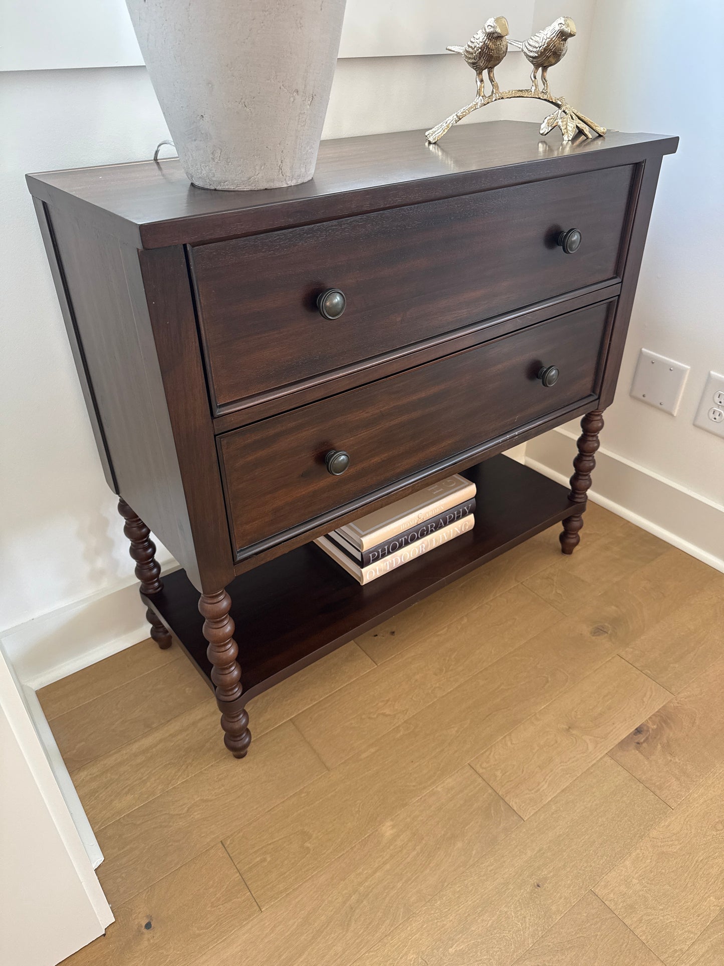 Spindle Wooden Chest