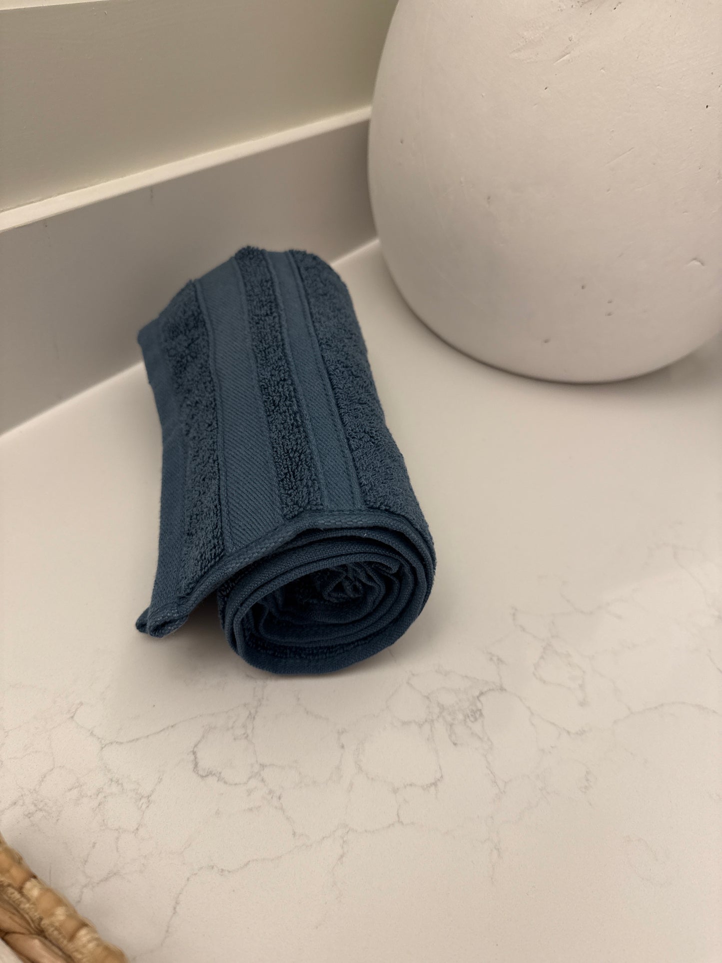 Deep Blue Hand Towel