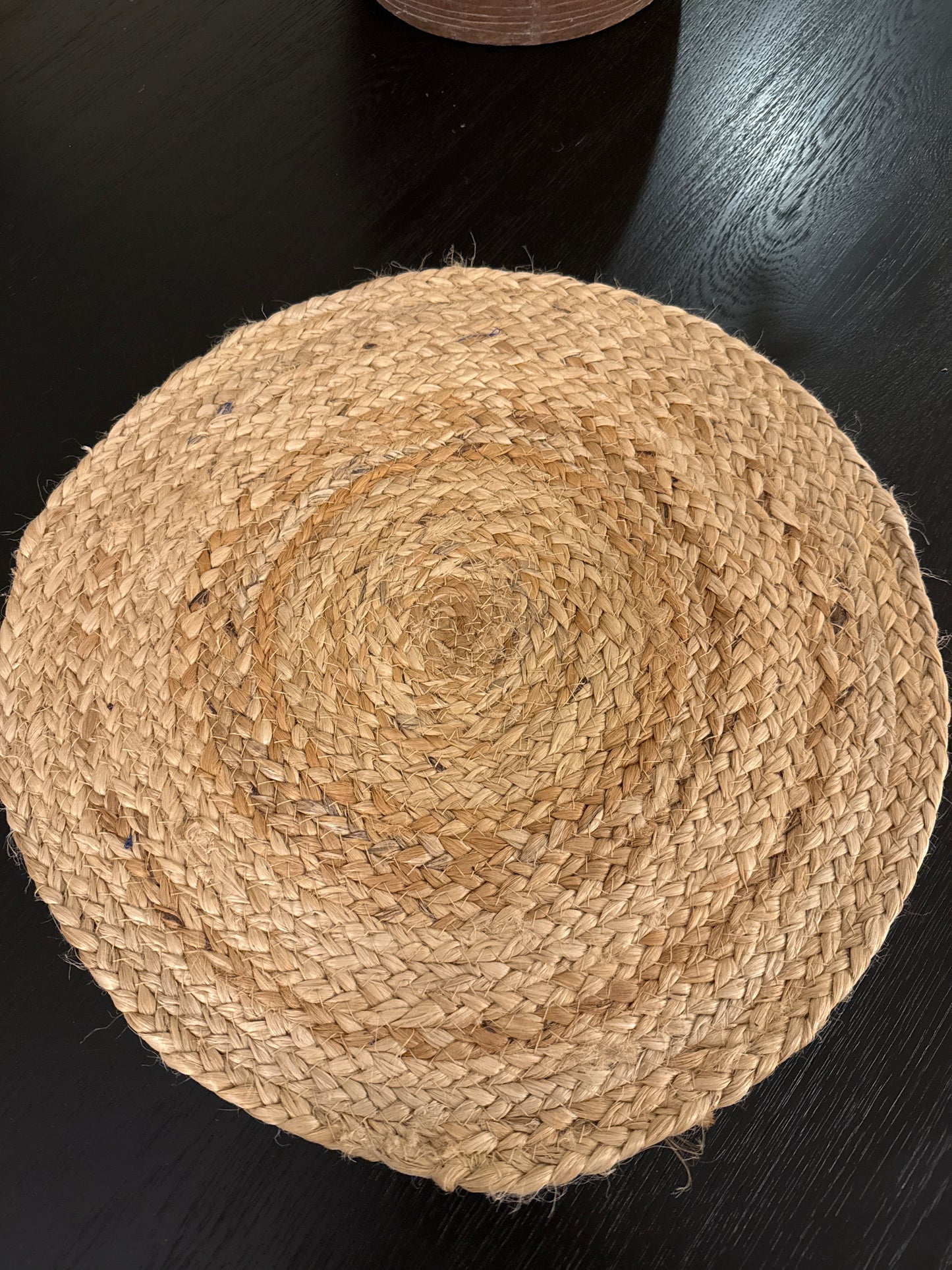 Round Woven Rattan Place Mat