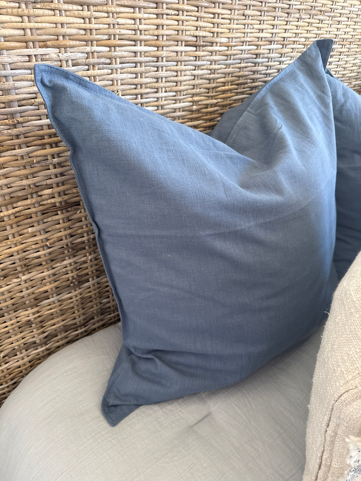 Navy Throw Pillows - Set of 2