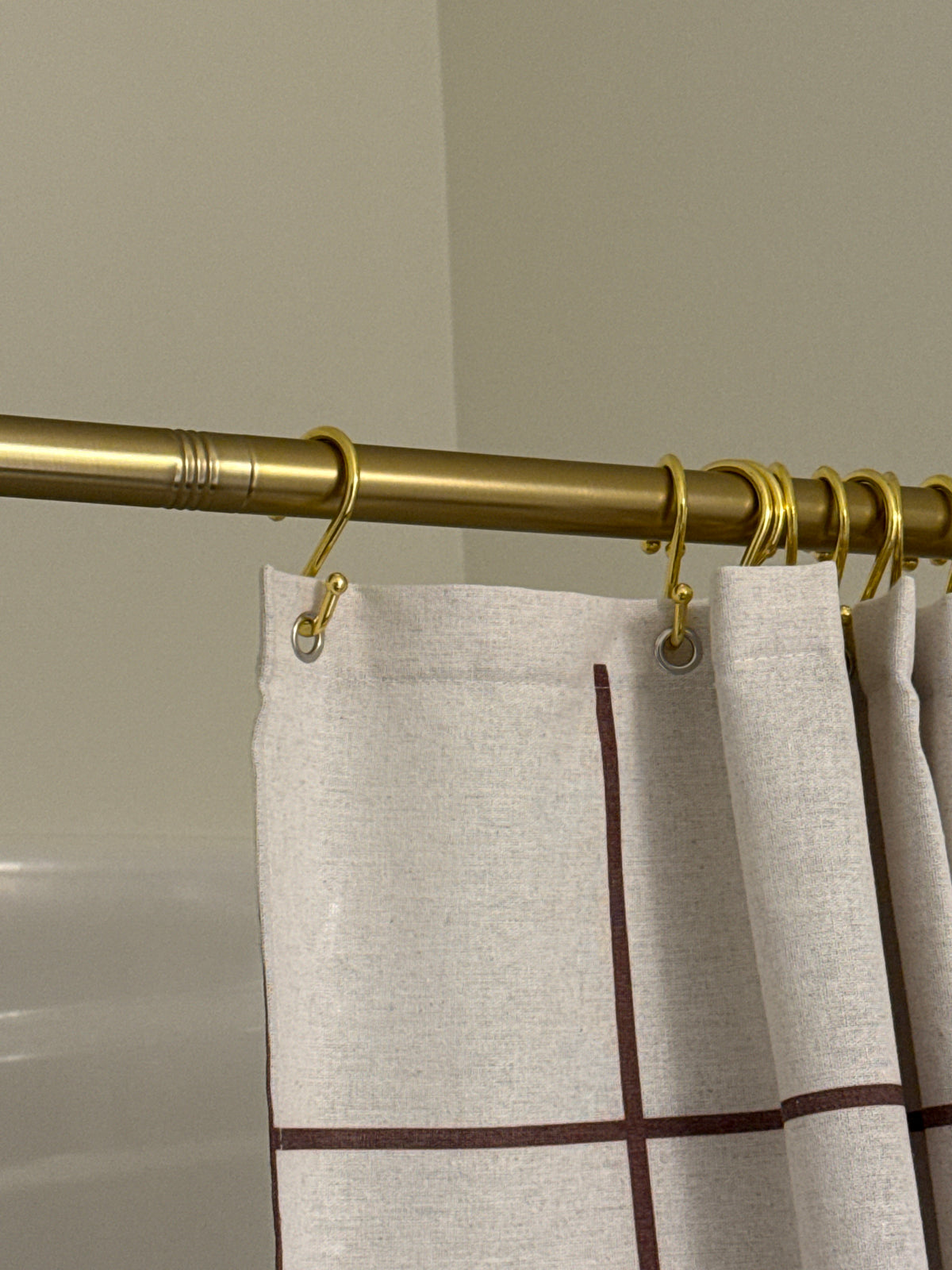 Gold Shower Curtain Hooks