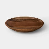 Dark Wood Revolving Tray Spice Rack Natural