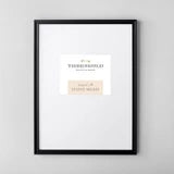 19.49"x25.49" Matted to 8"x10" Gallery Wall Frame Black