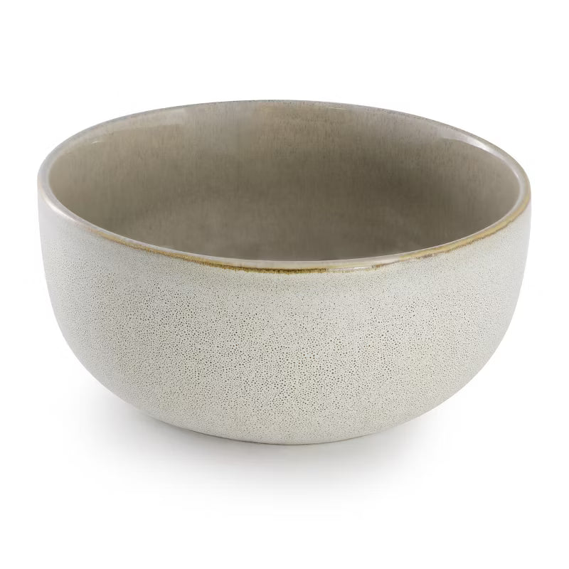 Brown Glazed Stoneware Bowl