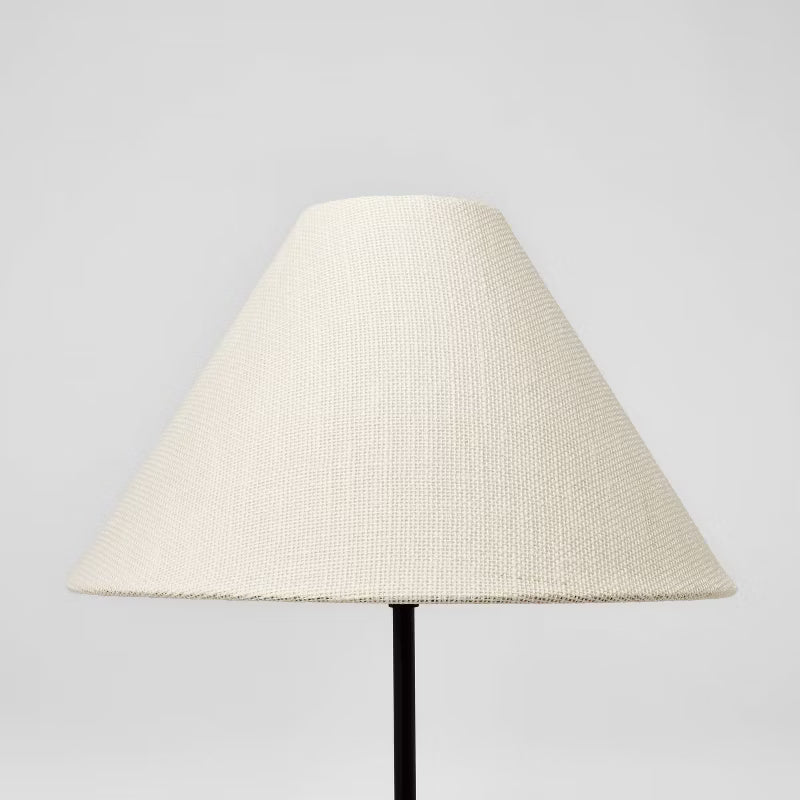 Burlap Tapered Lamp Shade Brown - Threshold™ designed with Studio McGee
