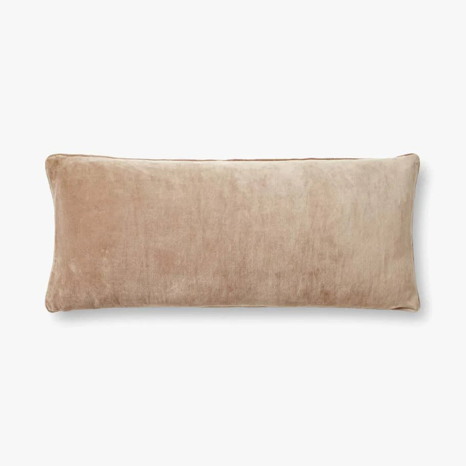 PMH1153 Lydia Taupe / Natural Lumbar Pillow