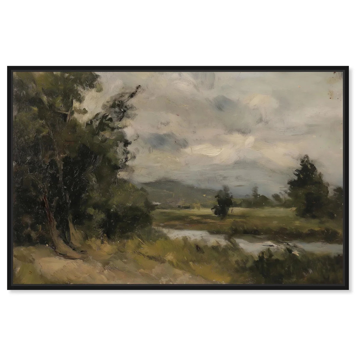 River's Path Canvas