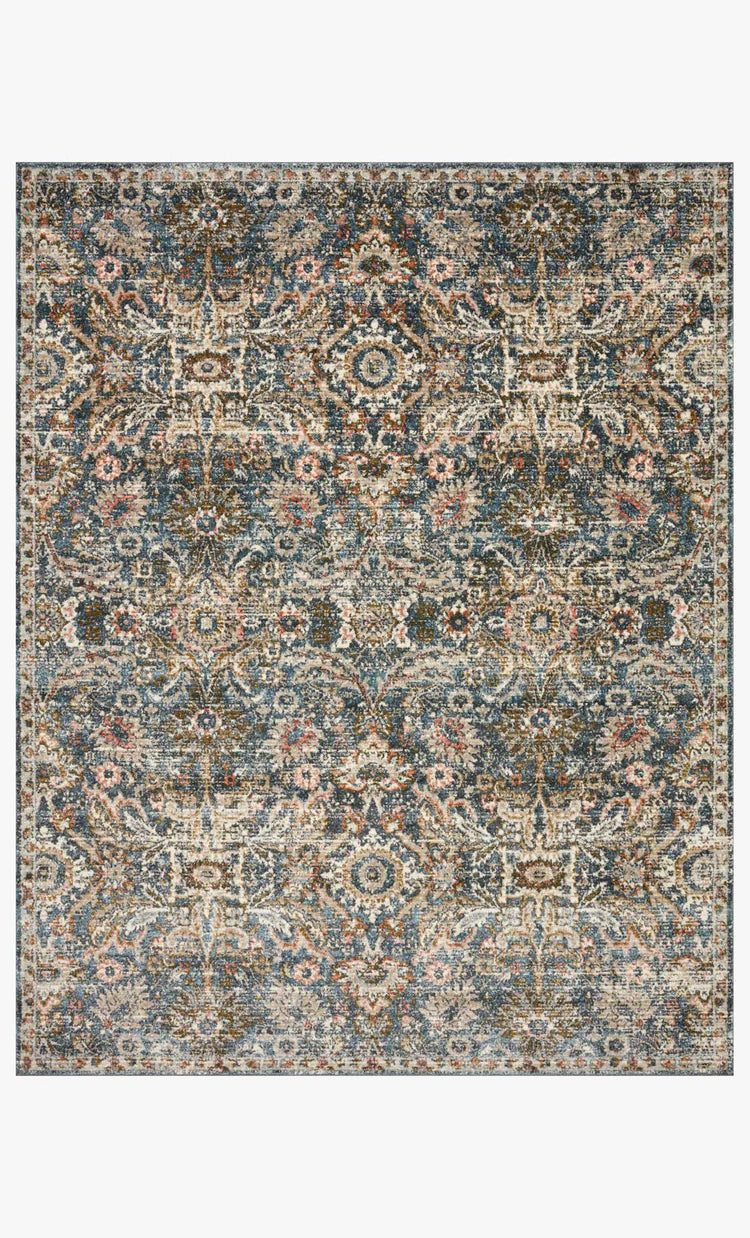 Saban Rug Blue/Sand 5'3" x 7'6"