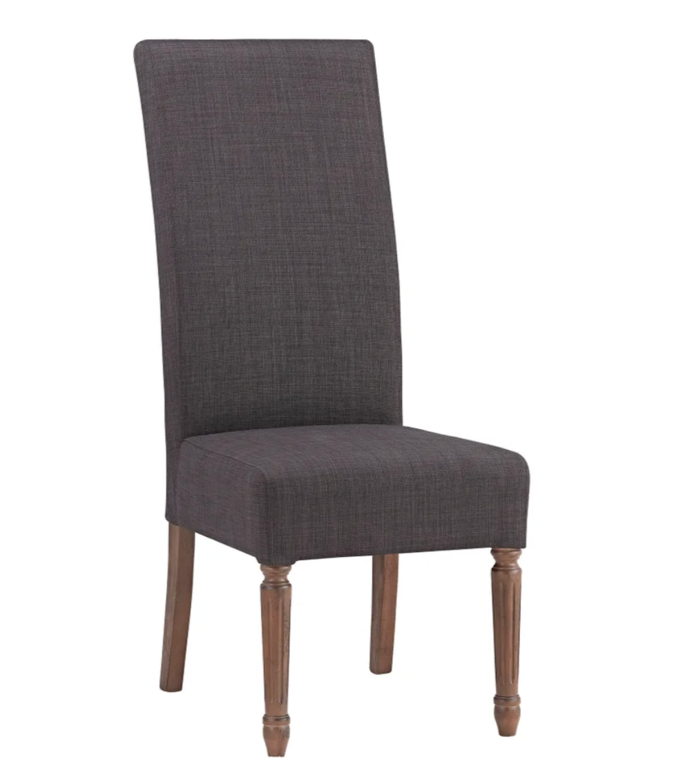 Black Assembled Classic Parsons Dining Chairs