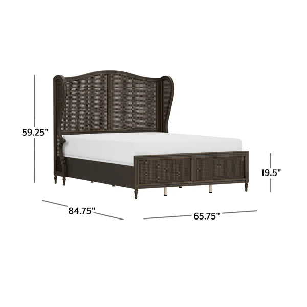 Gia Wingback Bed