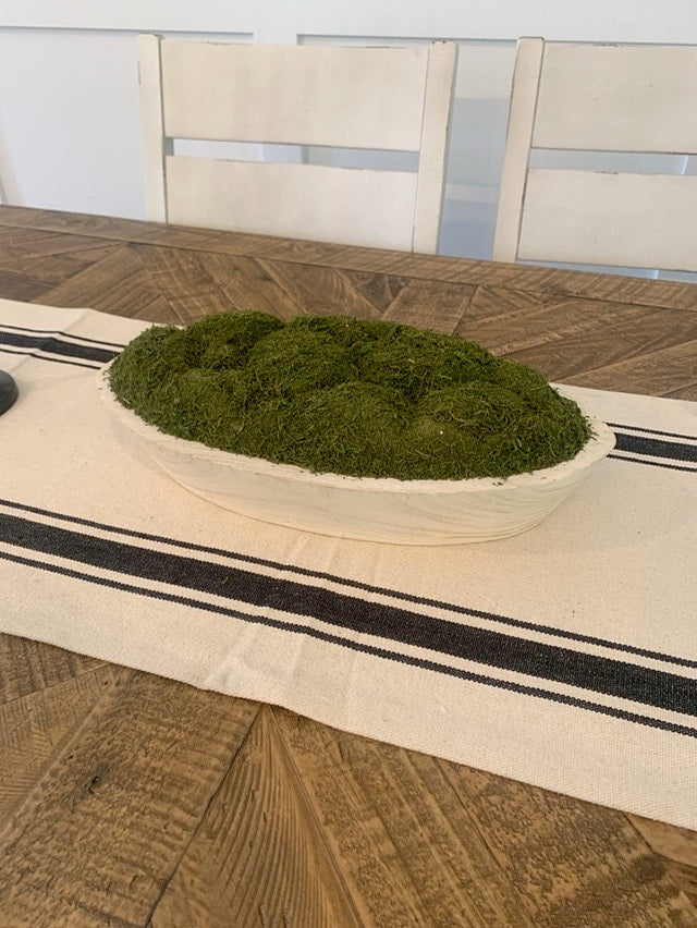 Faux Moss Planter