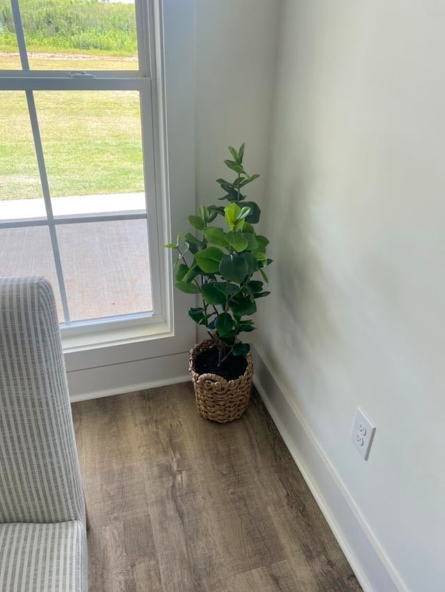 Faux Fiddle Leaf Fig in Rattan Basket