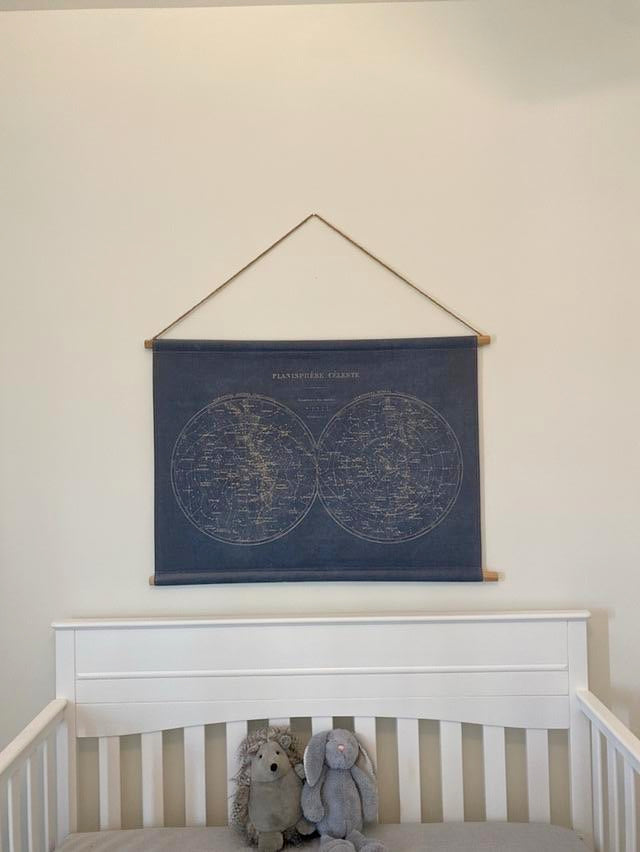 Large Hanging Wall Map