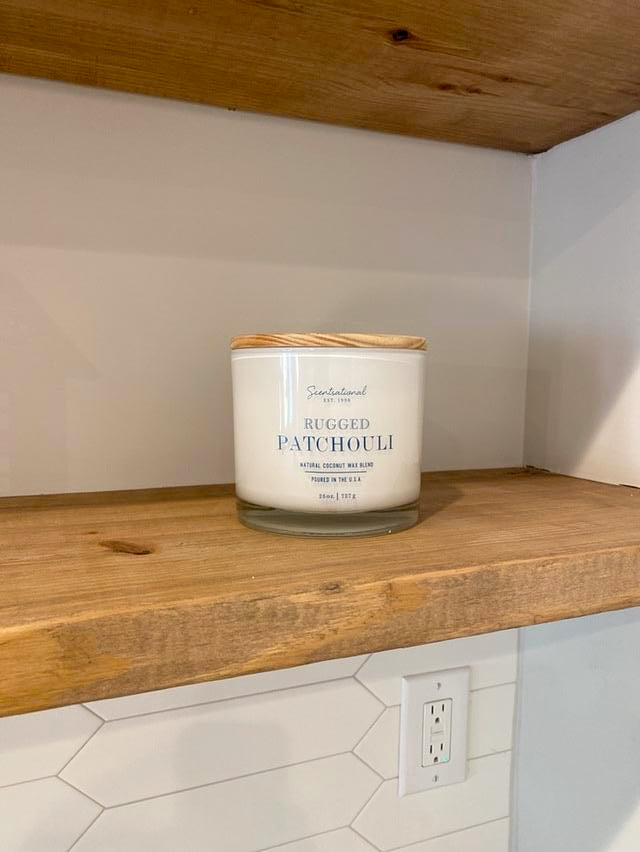 White Scented Candle