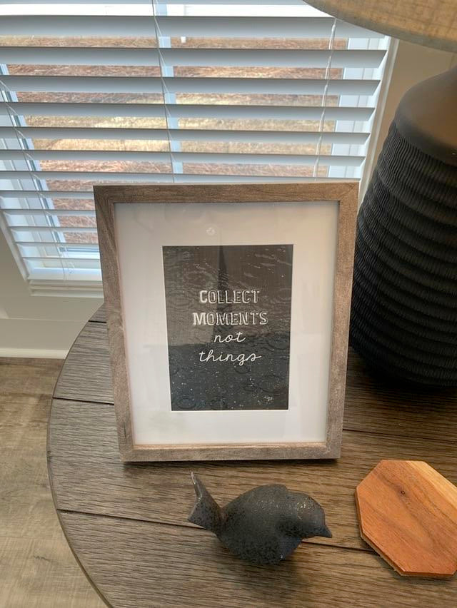 Wood Frame with Quote