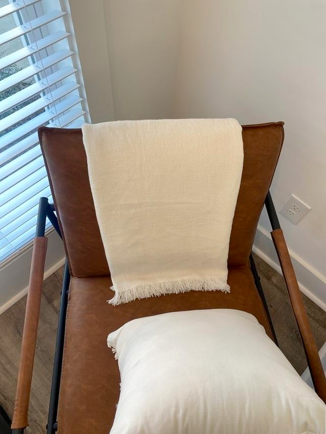 White Throw Blanket