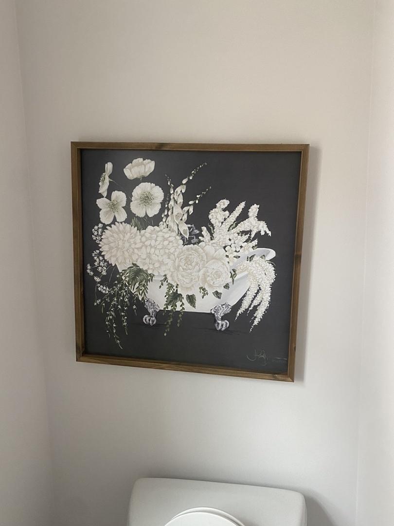 Floral Bath Wall Art