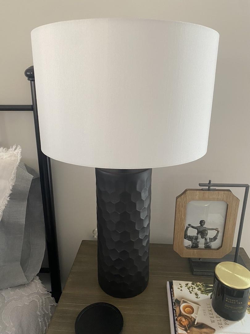 Large Black Lamp - Set of 2