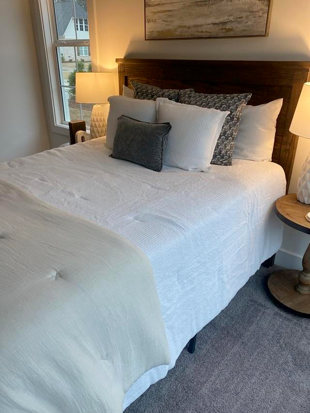 White Waffle Bedding