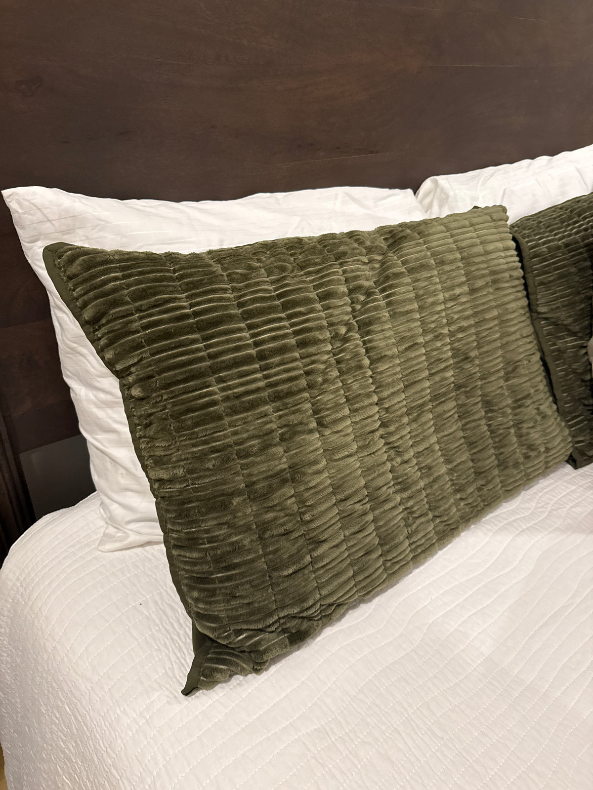 Green Velvet Standard Sham