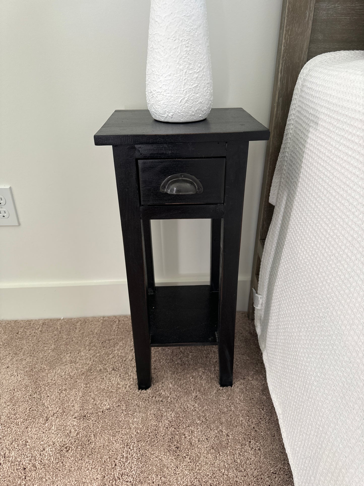 Square Side Table - Black