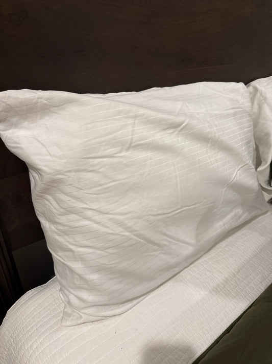 Standard Pillow in White Sham