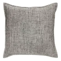 Grey Feather Pillow 18"