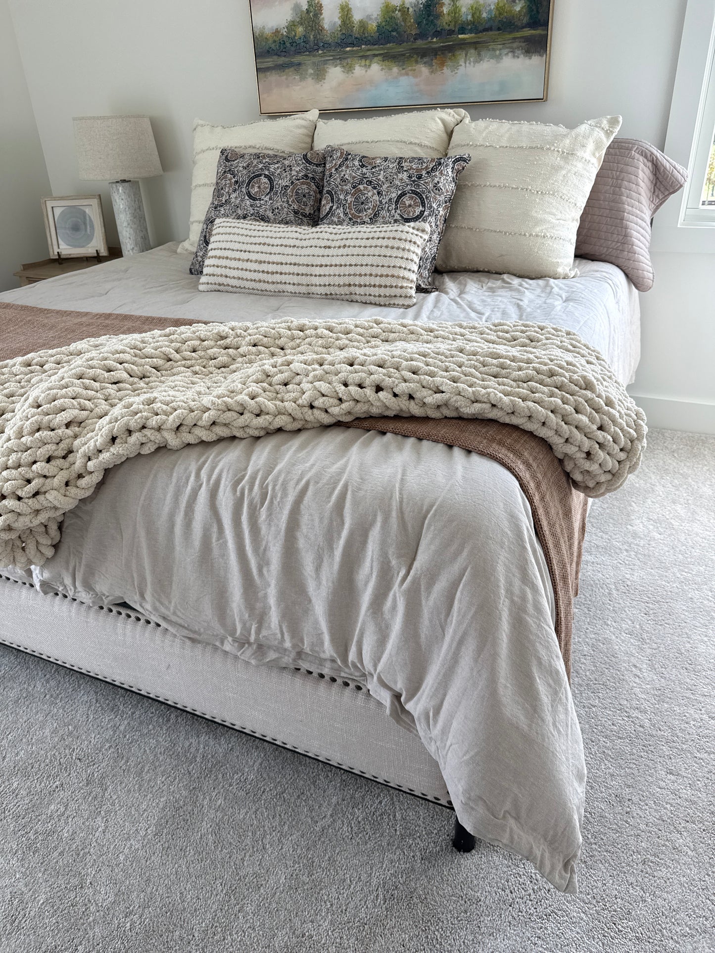 Linen Latte King Comforter