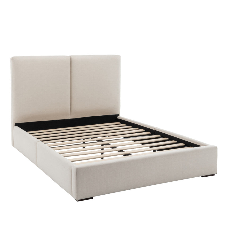 Oakley Upholstered Performance Bed in Natural - Queen