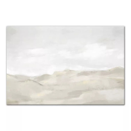 Neutral Abstract Canvas Art Print