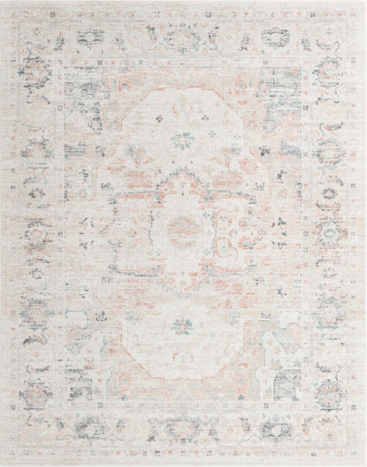 Ivory Oriental Rug - 8x10