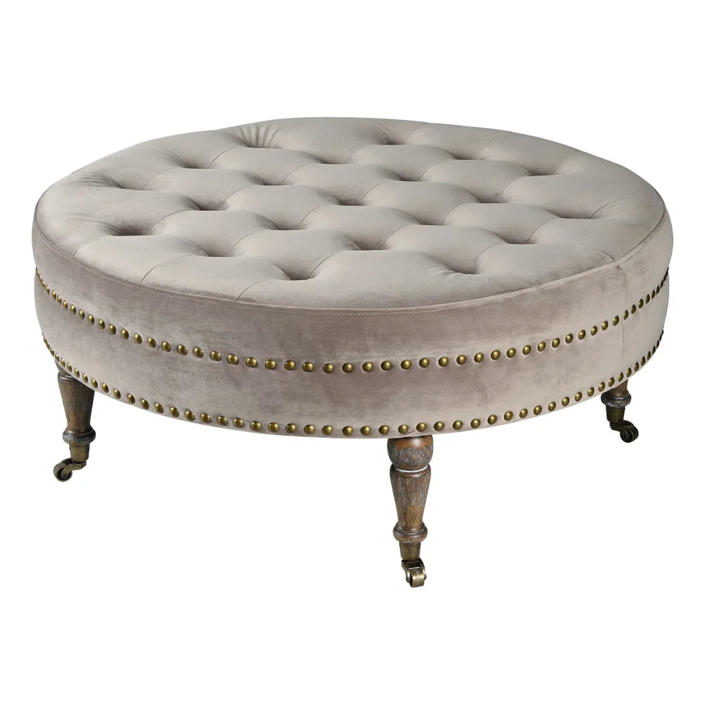 Evans Ottoman - Ash