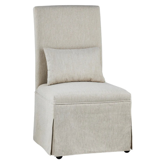 Myles Side Chair in French Linen