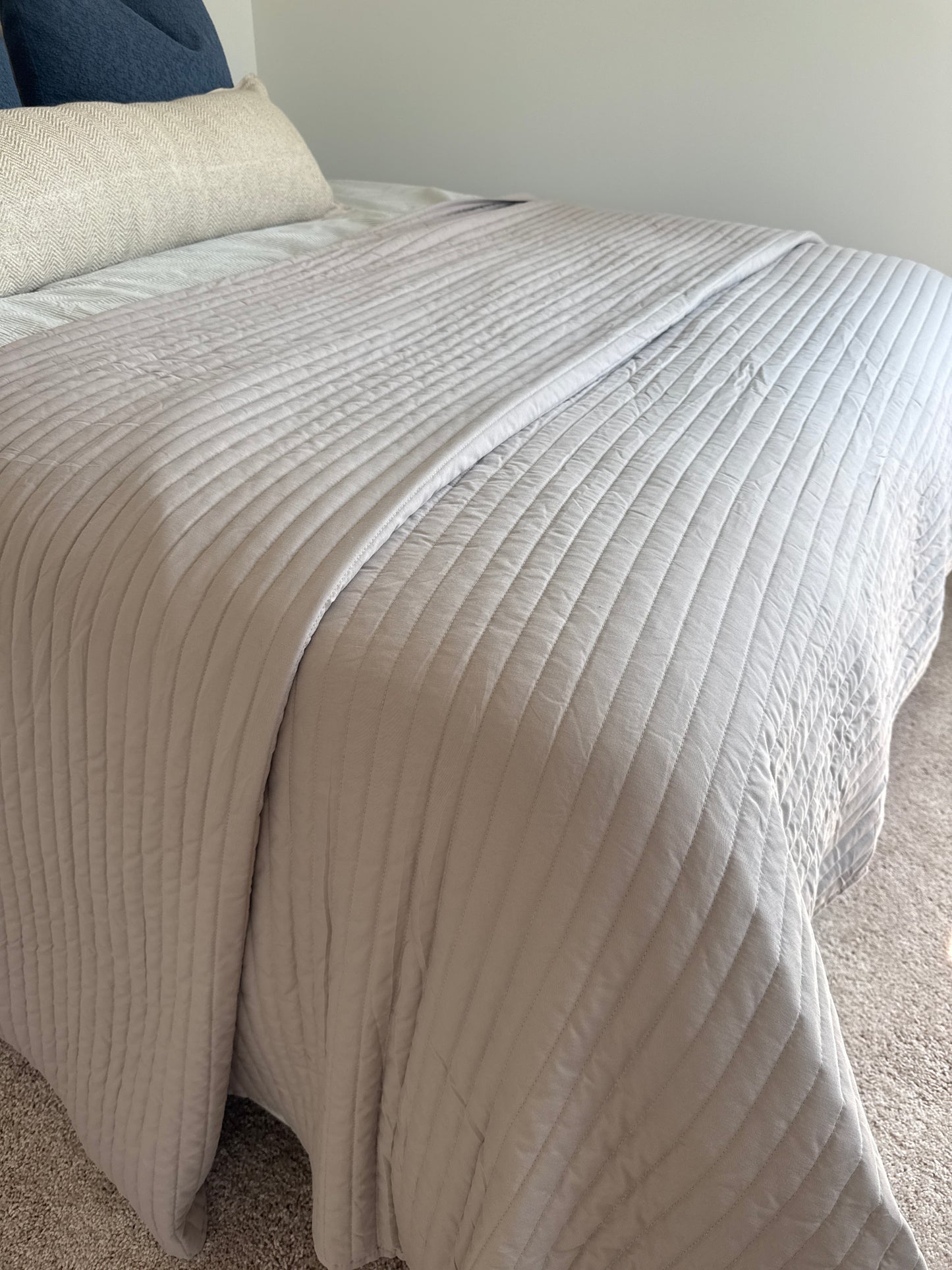 Light Brown Lined Quilt