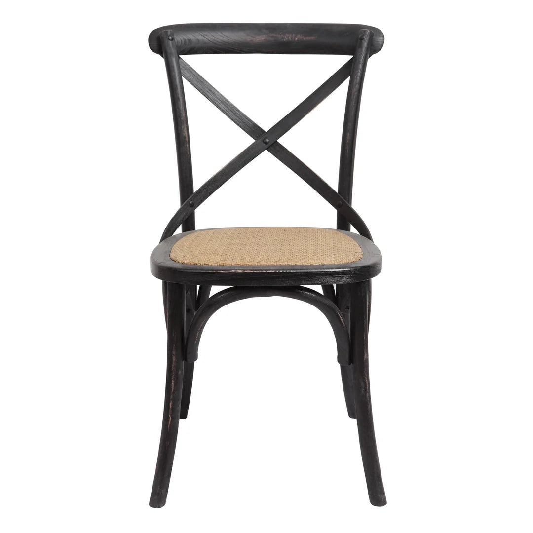 Brody X-Back Chair Black