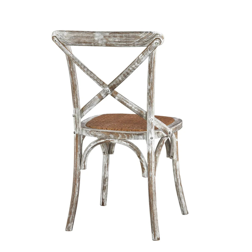 Brody X-Back Chair - Washed White