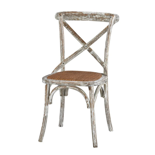 Brody X-Back Chair - Washed White