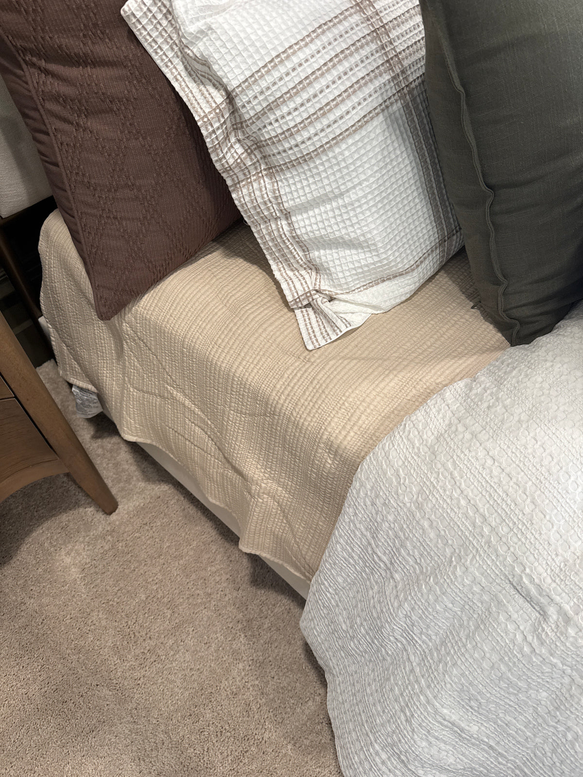 Oat Lined Quilt - Queen