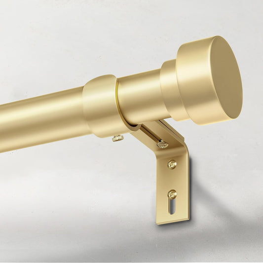 32"-170" 1 Inch Gold Heavy Duty Curtain Rod