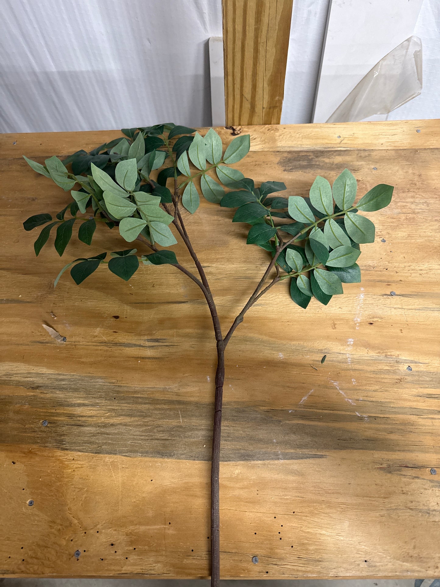 Faux Greenery Branch Stem